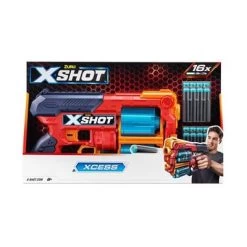 Zuru X-shot Excel Xcess TK-12 Met 16 Darts
