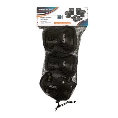 Beschermset 3-Delig Zwart Maat M 3 Beschermset 3-Delig Zwart Maat M