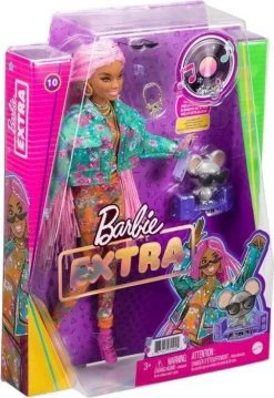 Barbie Extra Doll Roze - Modepop