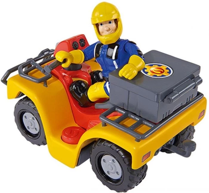Simba Brandweerman Sam Quad Mercury + Sam En Accessoires 3 Simba Brandweerman Sam Quad Mercury + Sam En Accessoires
