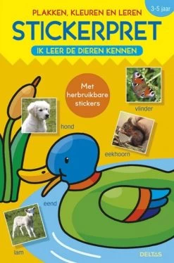 Stickerboek Ik Leer De Dieren Kennen