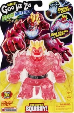Goo Jit Zu Shifters Superhelden Set - Blazagon - Glow In The Dark