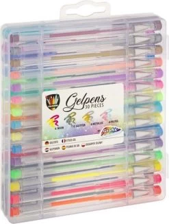 30 Gelpennen In Draagtas