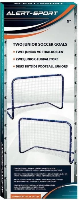 Mini Doelen 2 Stuks 78x56x45cm Alert 3 Mini Doelen 2 Stuks 78x56x45cm Alert