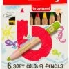 Extra Zacht Kleurpotloden 6 Stuks