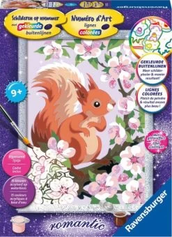 Schilderen Op Nummer Eenhoorn Lente