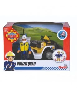 Brandweerman Sam Politie Quad Met Figuur