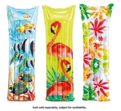 Opblaasmatras Lounge Met Print 183x69cm