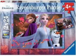 Puzzel Disney Frozen 2x24 Stukjes Ijzige Avonturen